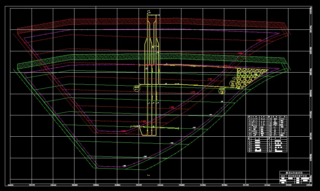 巷道布置平面图