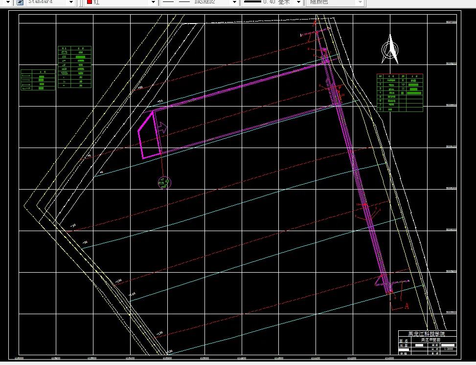 巷道布置平面图