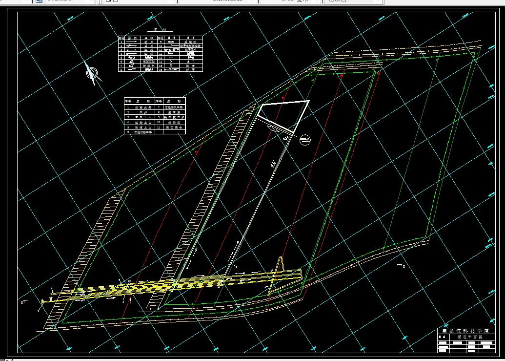 巷道布置平面图