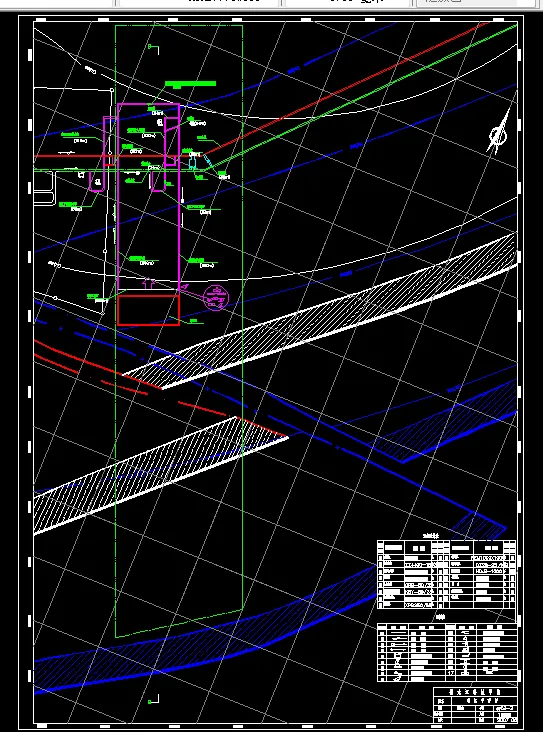 巷道布置平面图