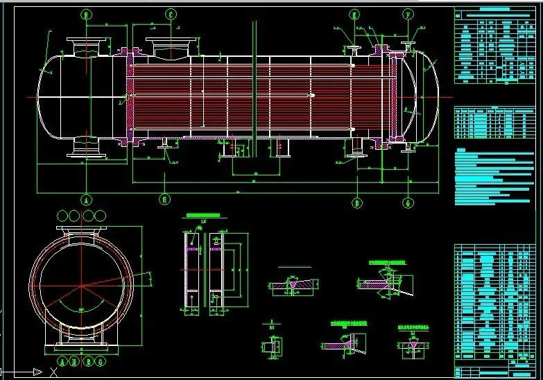 R755-流量为140th水-油浮头式换热器设计