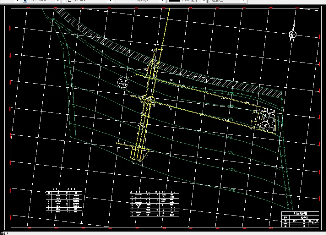 巷道布置平面图