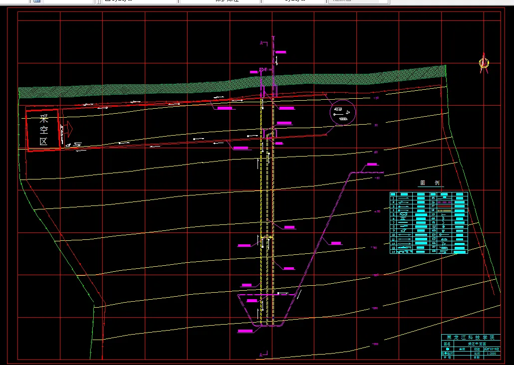 巷道布置平面图