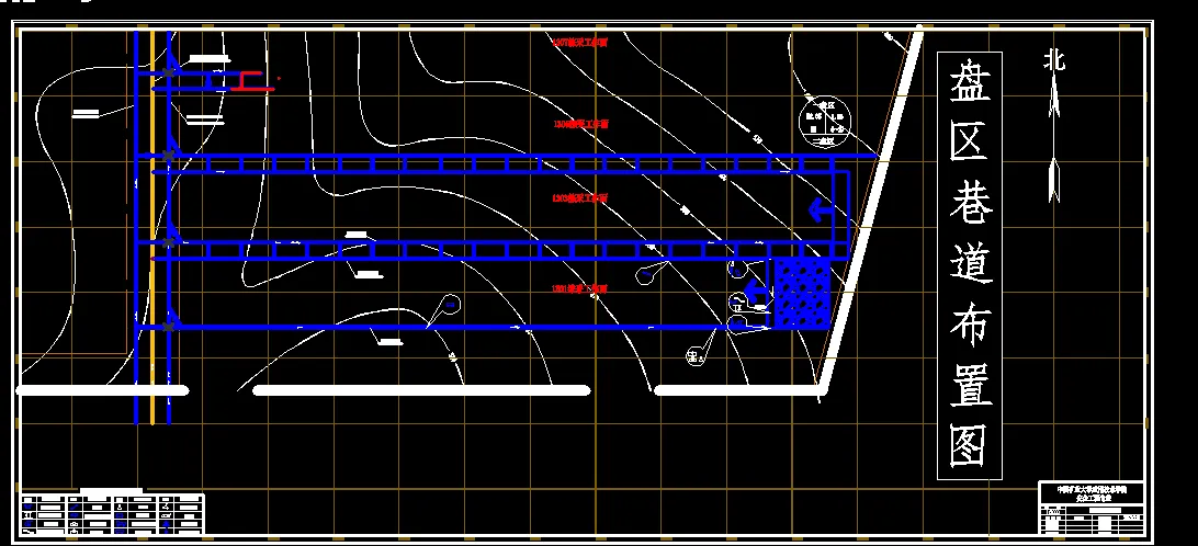 巷道布置平面图