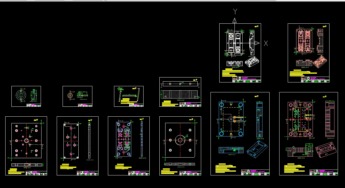 12张模具零件图