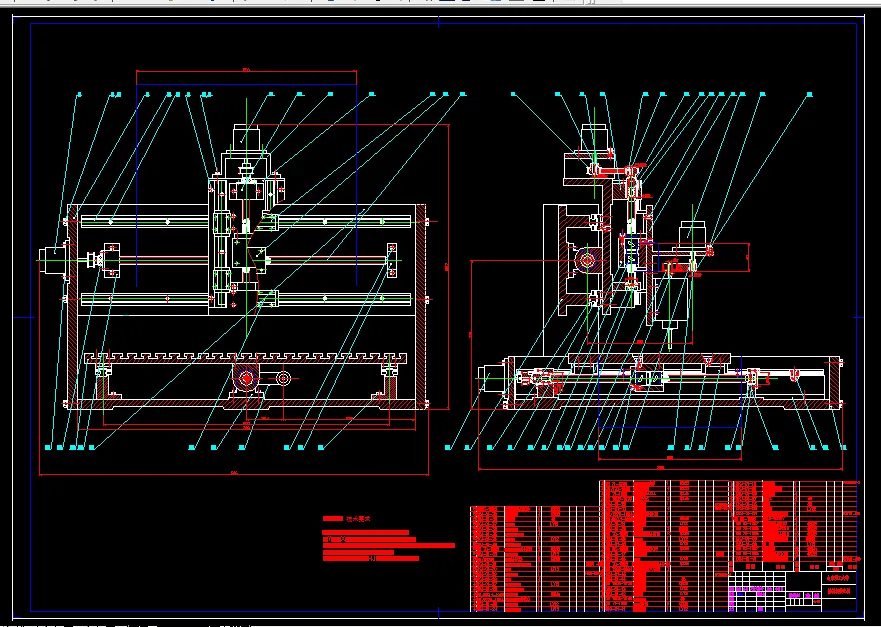W679-广告型三维机械雕刻机设计