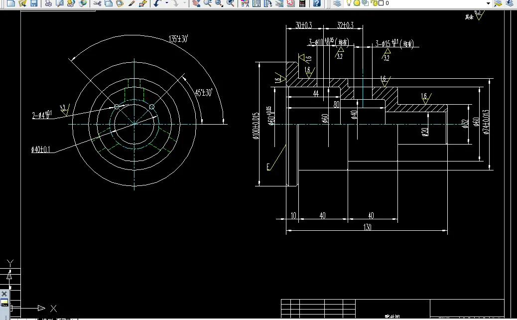 W708-液压阀芯加工工艺及翻转铰链式钻孔夹具设计