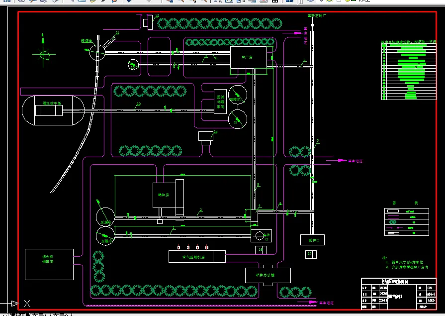 选煤厂平面布置图