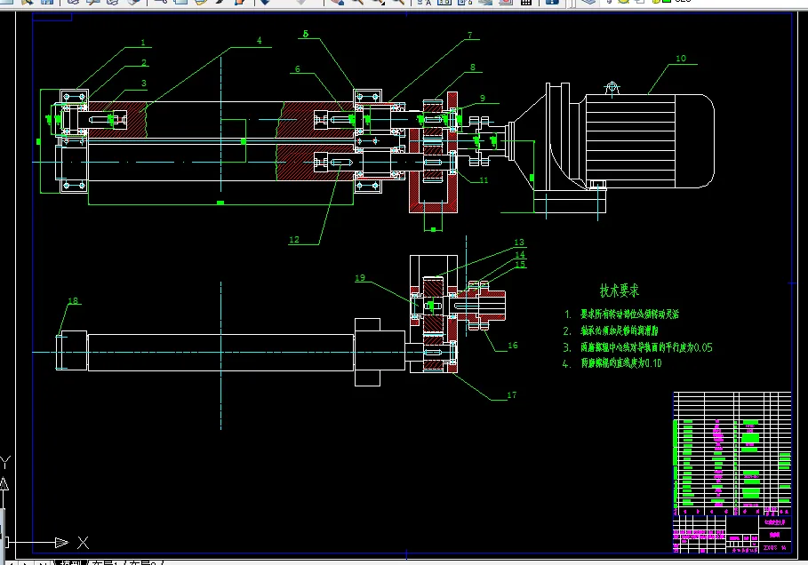W847-普通旋切机摩擦辊与传动部件设计