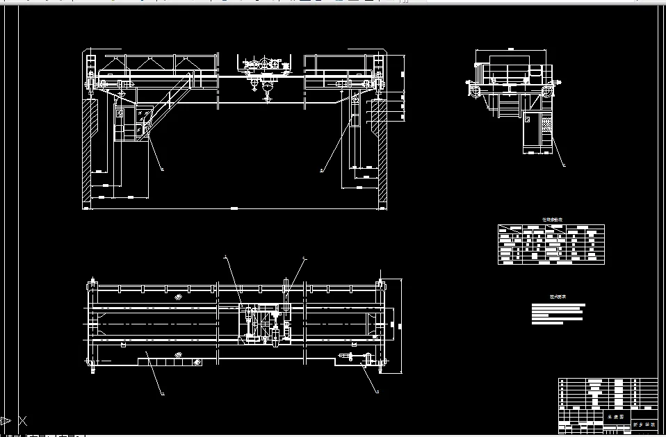 W869-202t正轨箱型梁桥式起重机起升机构和运行机构的设计