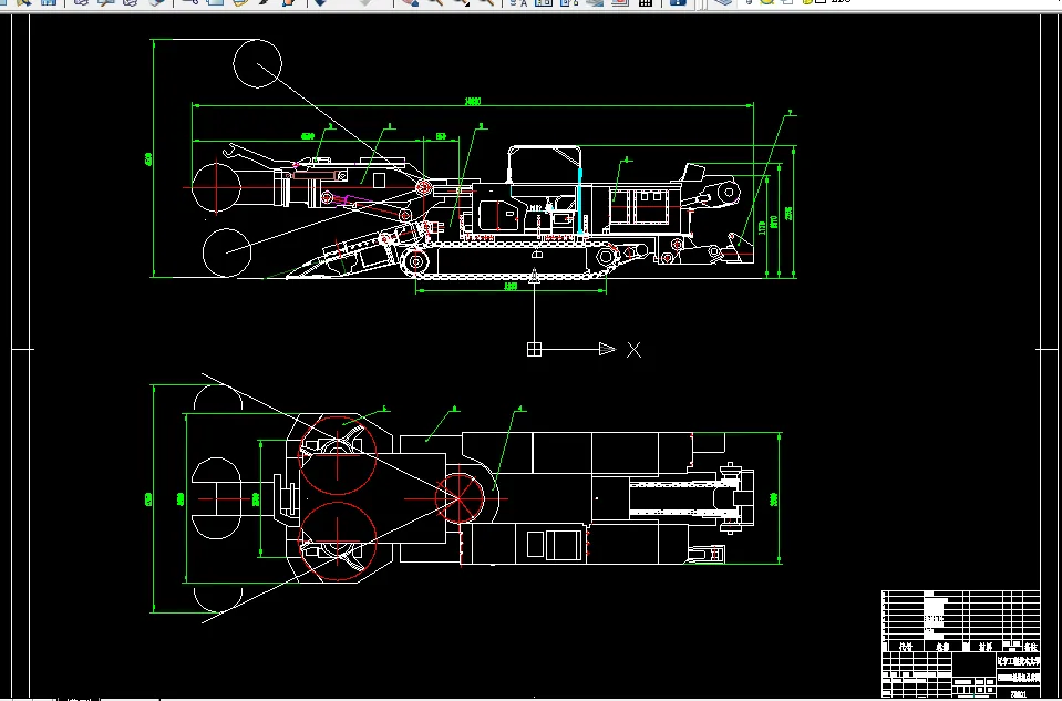W872-横轴式掘进机总体方案设计与液压系统设计