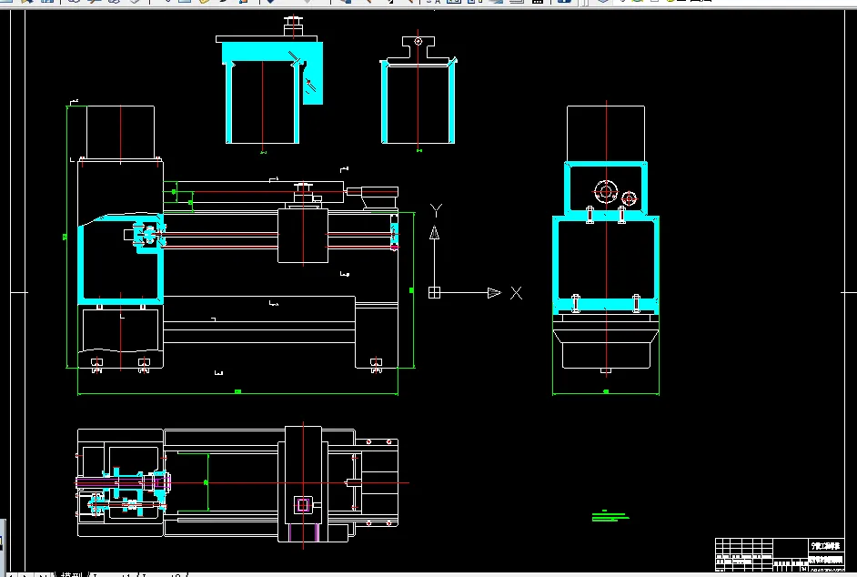 W958-JCK6136数控车床主轴箱和床身部件设计