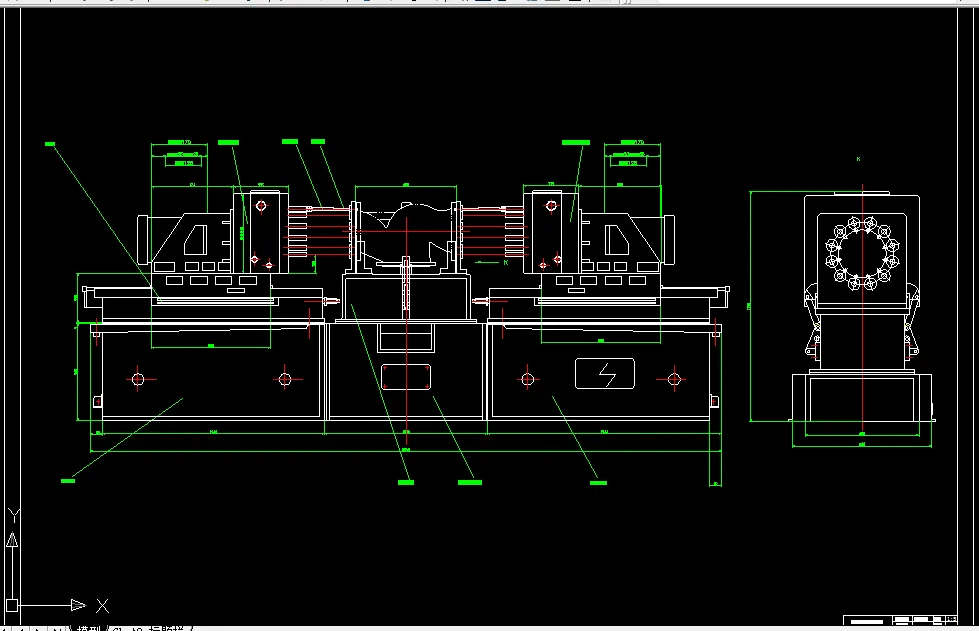 机床联系尺寸图
