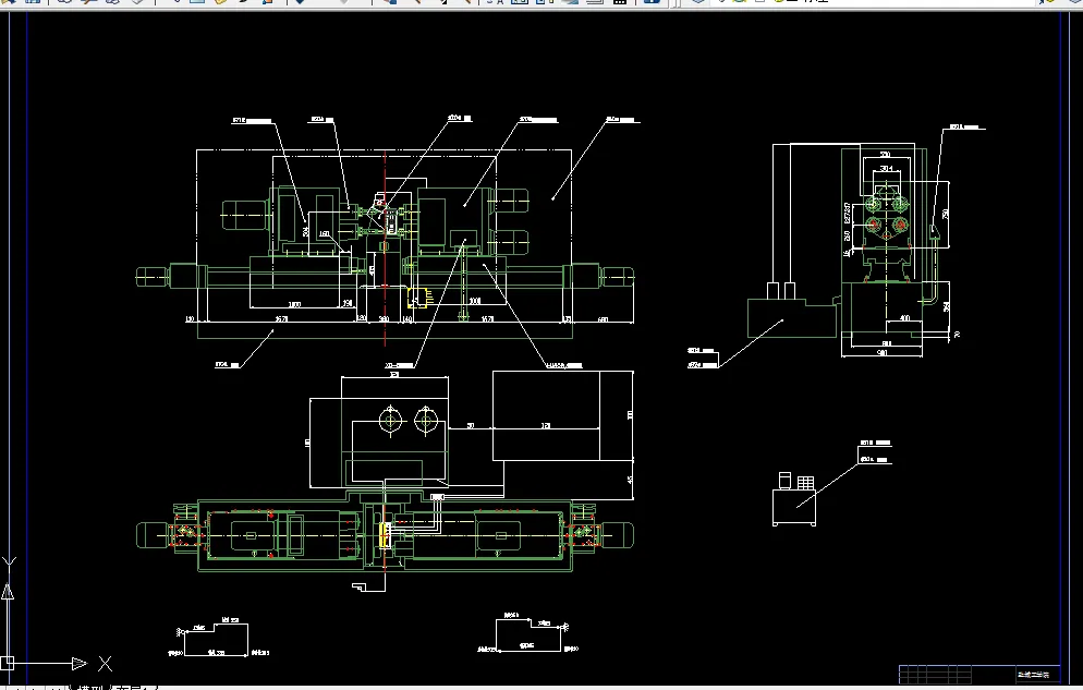 Y068-双孔支架镗铰组合机床刚性镗削头及主轴箱设计【三图一卡】【16张图纸-3A0】