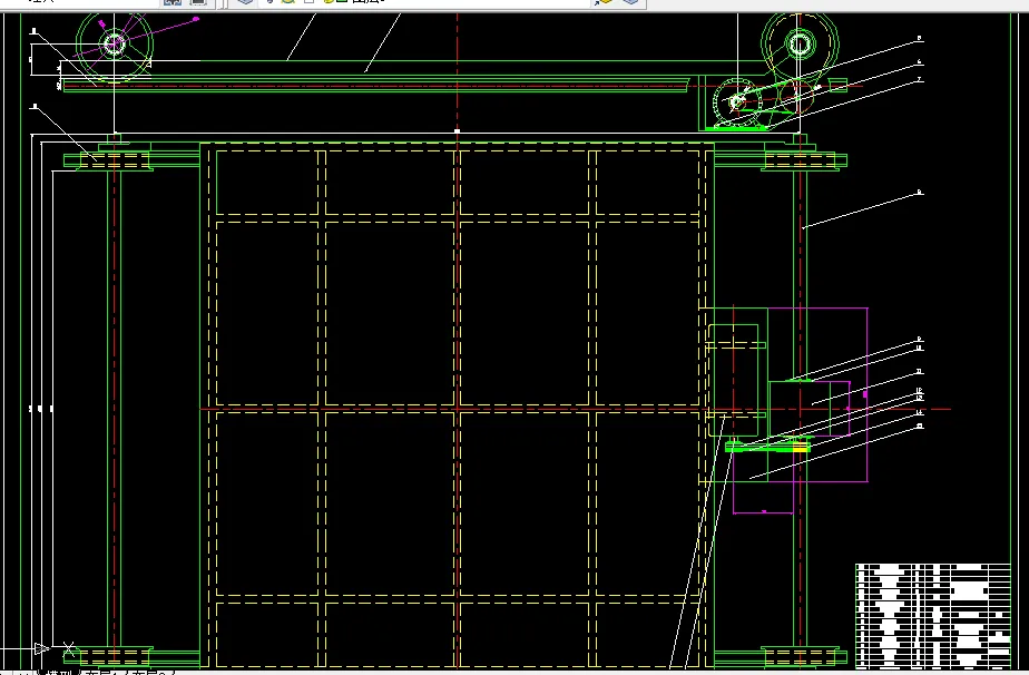Z015-半自动立体存车库横向输送装置设计