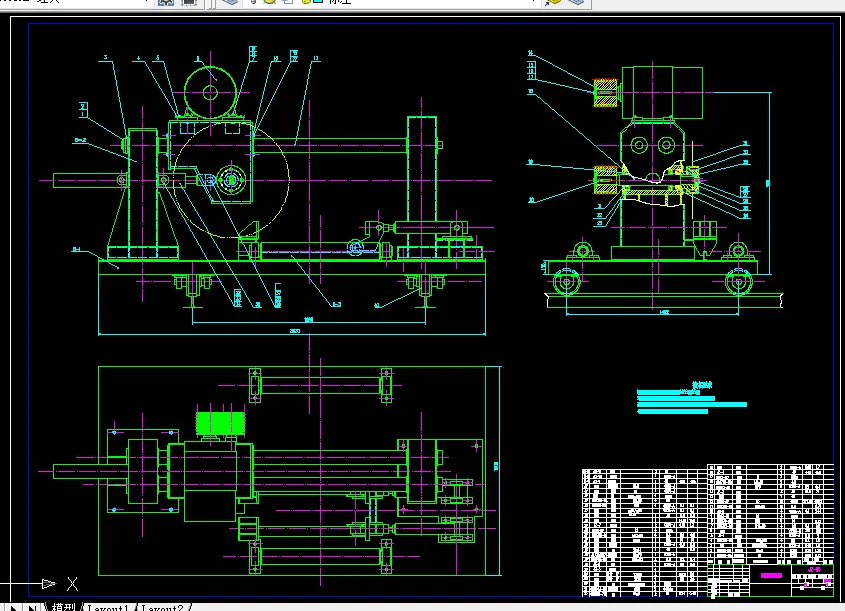 Z021-圆锯床设计