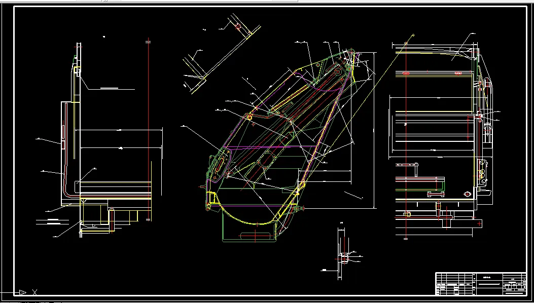 Z025-压缩式垃圾车尾部填料机构设计