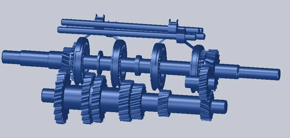 Z085-大众途观三轴六档变速器设计[含SW三维图]