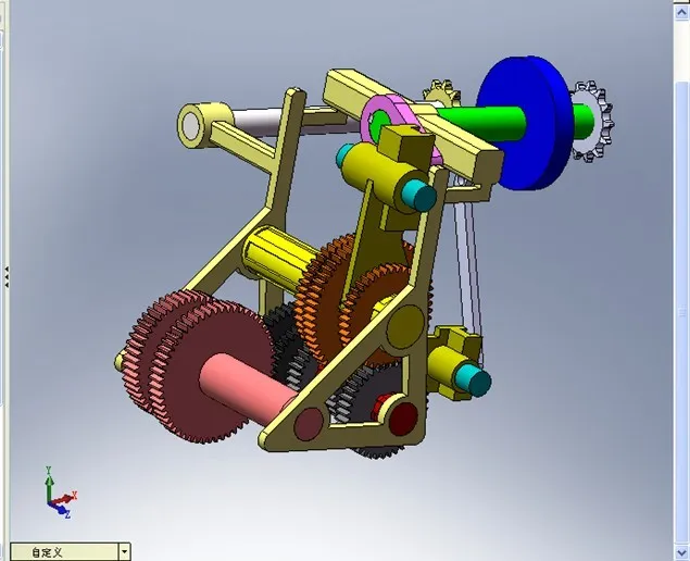 Z146-基于SolidWorks的车床运动建模与仿真[含SW三维图]