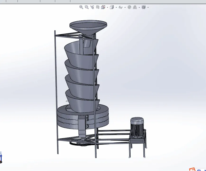 Z173-离心式红枣分级机设计[含SW三维图]
