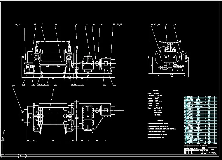 R880-xk350开炼机加料段机筒设计