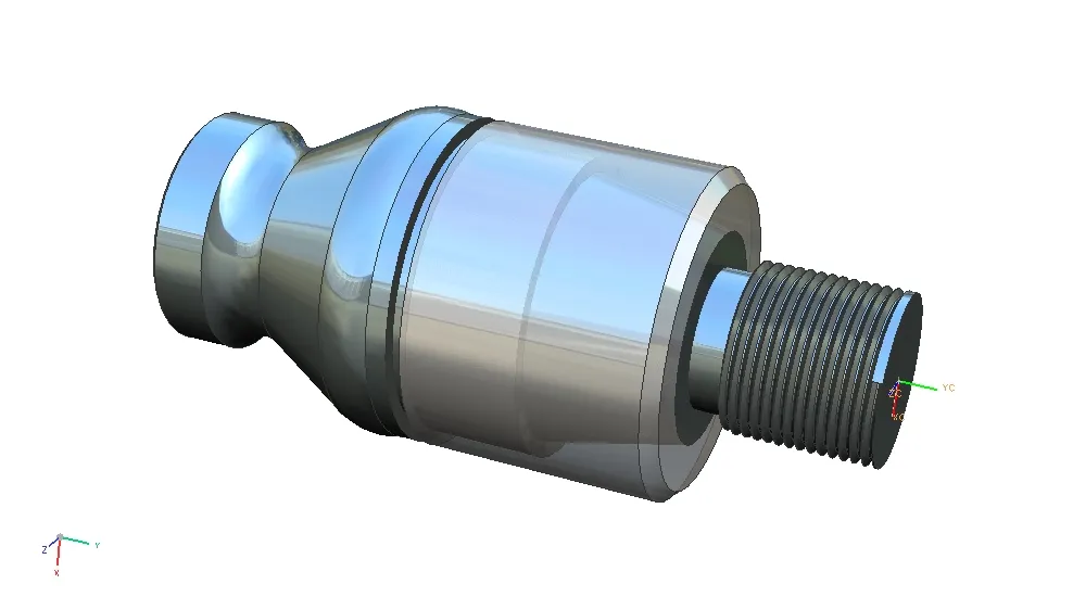 SC985-轴类配合件的数控加工工艺及编程仿真【含UG三维图】含斯沃仿真【两件套】长104