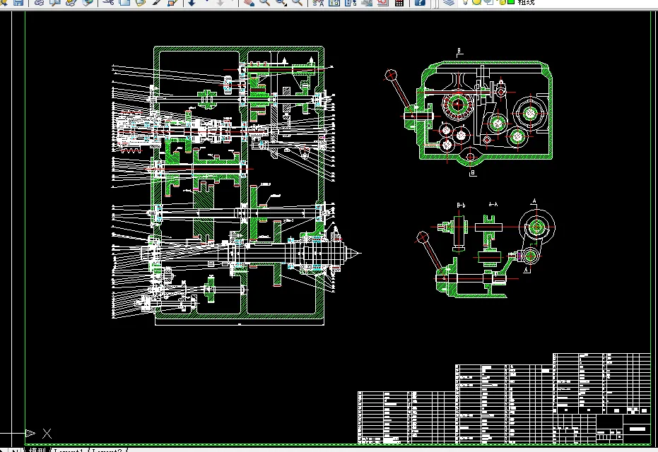 B838-φ400普通车床主轴箱设计[P=7.5,转速35-1600 Z=12 1.41]