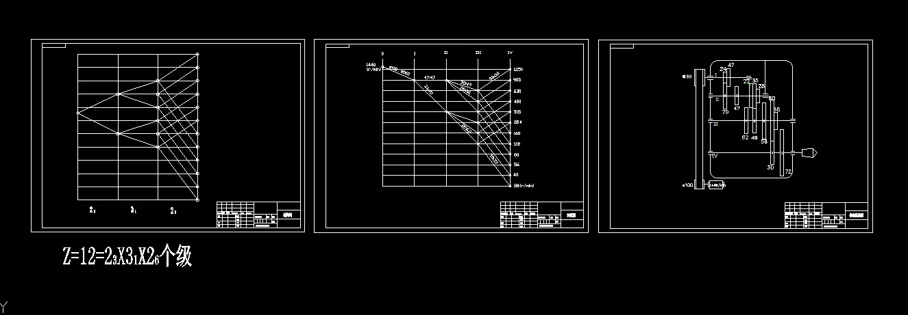 结构网和传动图