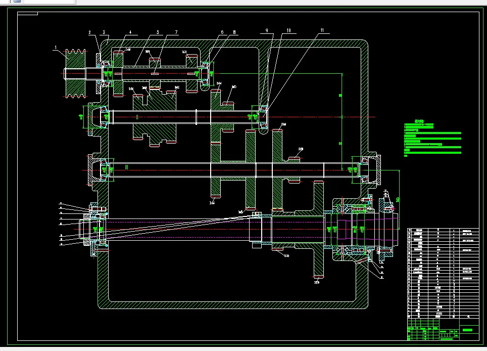 L473-最大加工直径为400mm的普通车床的主轴箱部件设计[P=4kw 56 2500 1.41]