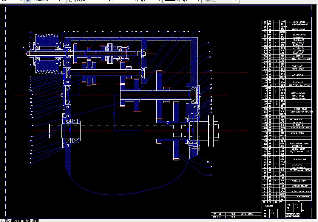 R066-车床主轴箱设计[2.2KW 转速31.5-1400 Z=12]