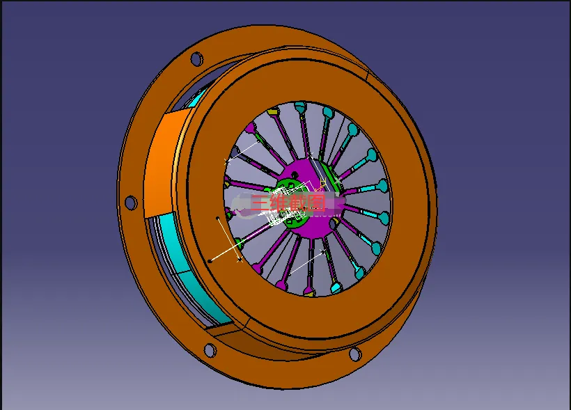 N208-东风标致408轿车离合器设计[含Catia三维图]
