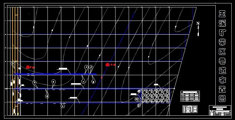 巷道布置平面图