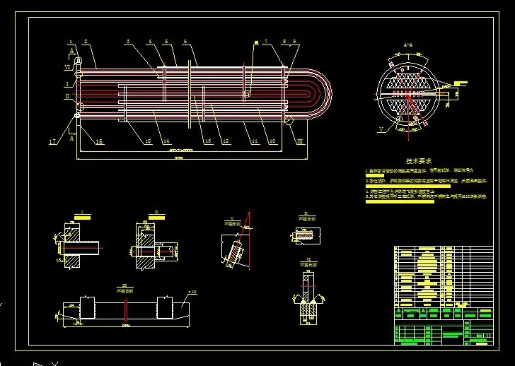 管束（下层换热器）