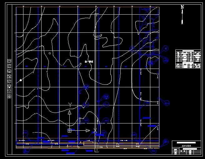 巷道布置平面图