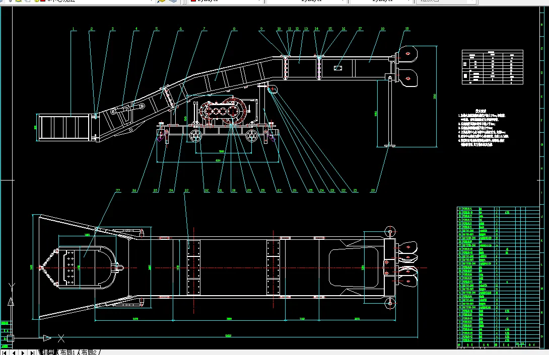 S159-P120B耙斗装岩机设计