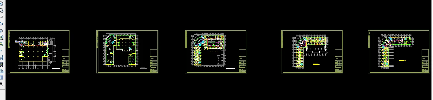 空调水系统平面图【5张