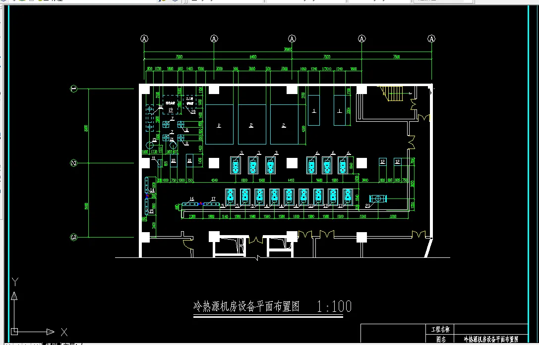 机房设备布置图