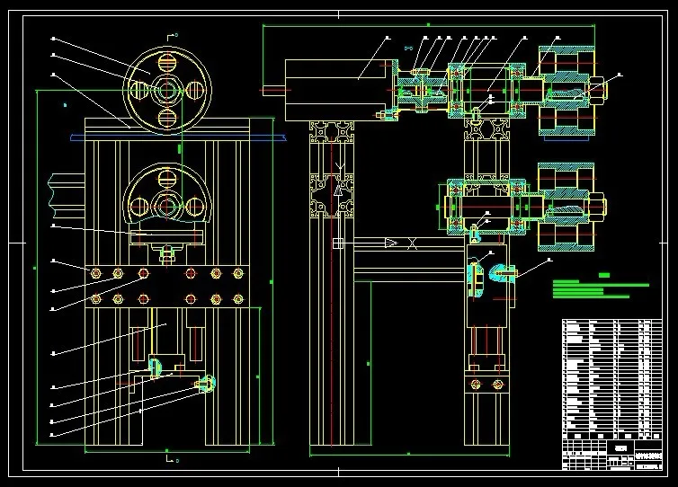 钢管打捆机的传带机构
