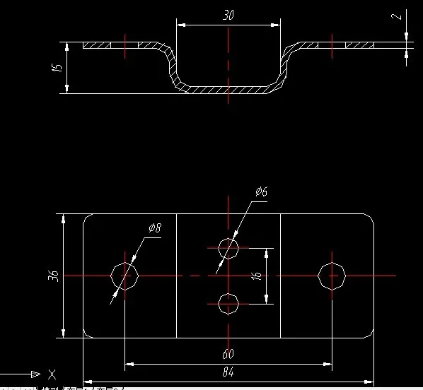 S338-帽罩形弯曲件落料冲孔复合模设计