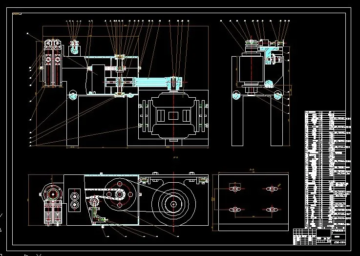 S631-管材折弯机结构设计