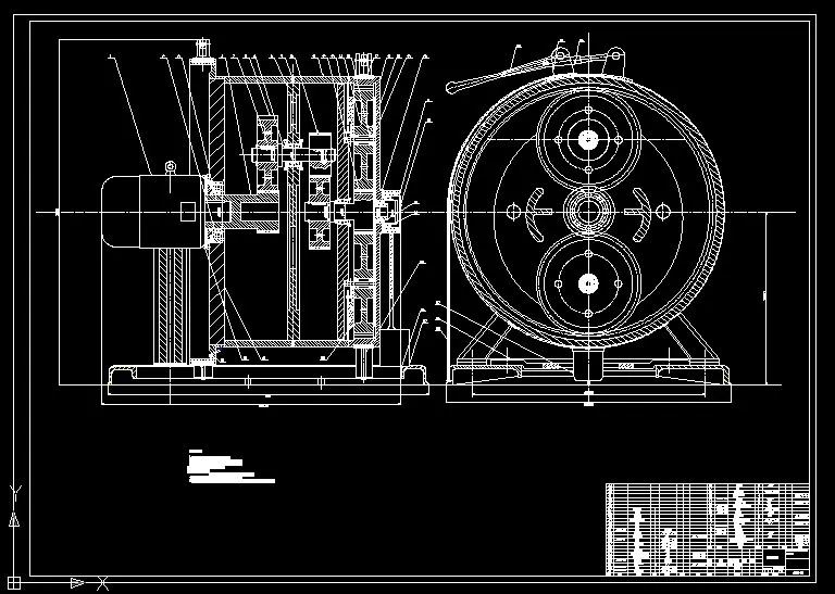 R524-滚筒式绞车传动系统设计