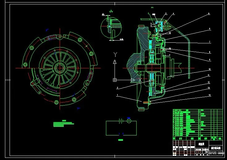 S692-长安奔奔离合器设计