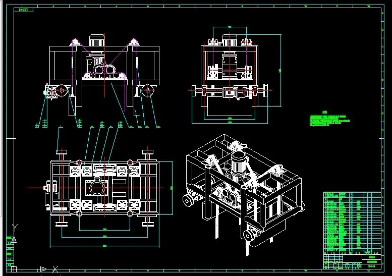 S699-码坯机提升行走机构设计