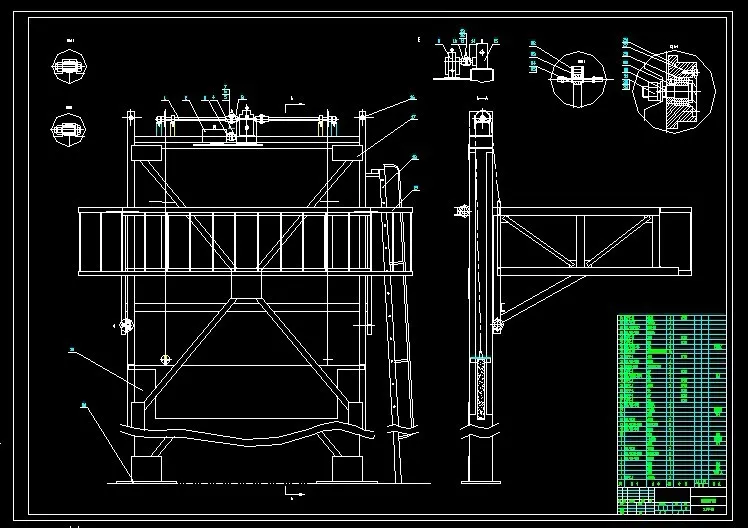 S746-塔筒纵向焊缝焊接用升降平台的设计