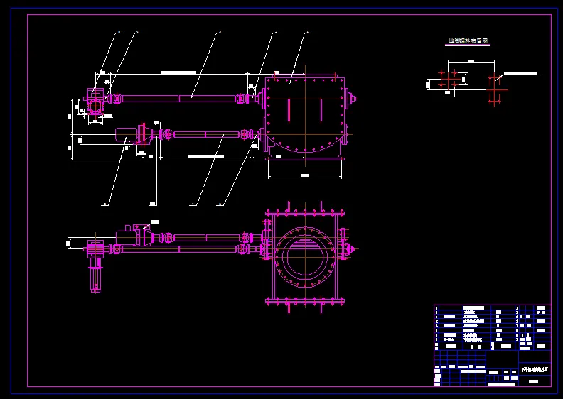 A1-节流阀箱安装总图