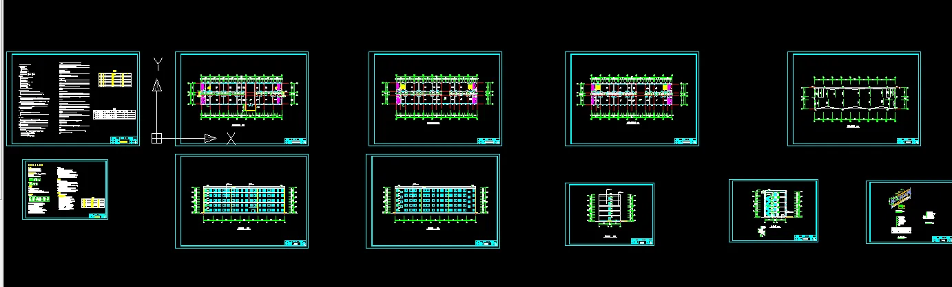 S864-常德市五层框架结构小学教学楼结构及施工组织设计