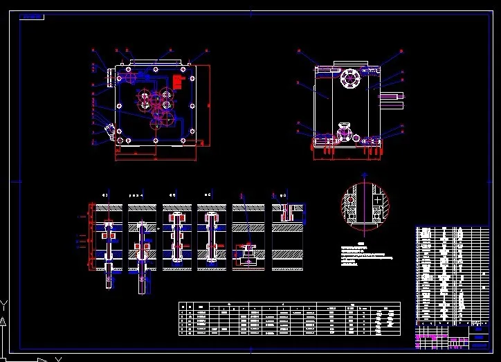 后主轴箱装配图