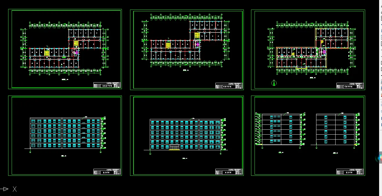 T014-唐山市某公司六层办公楼框架结构设计5000