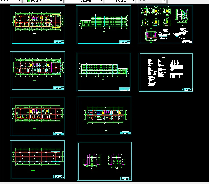 T047-廊坊市某研修学院四层行政办公楼设计3600平米