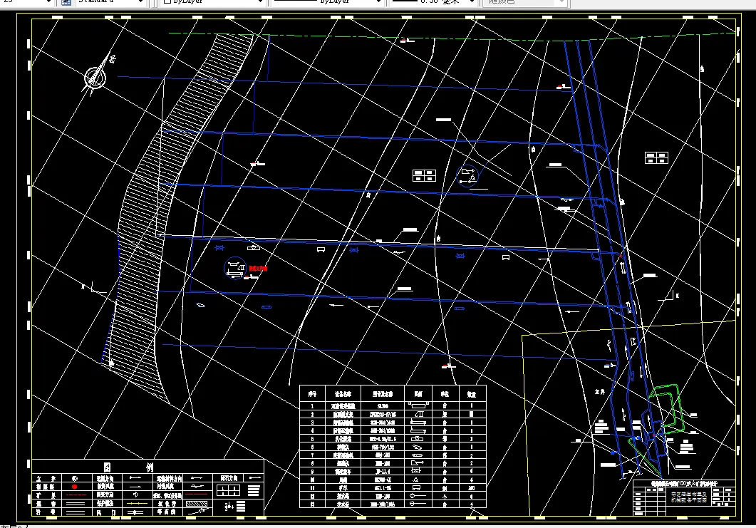 巷道布置平面图